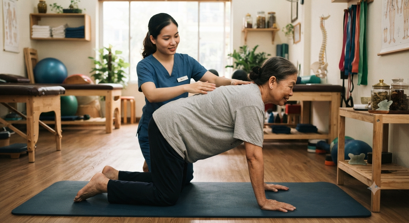 Các bài tập đơn giản giúp giảm đau lưng tại chỗ